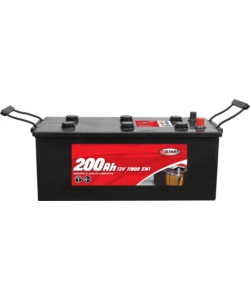 Batteria per autocarro e trattori 200ah 12v 1050a polo positivo sinistro